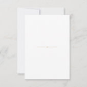 Convite de Batizado Personalizável Elegante 招待状 (裏面)