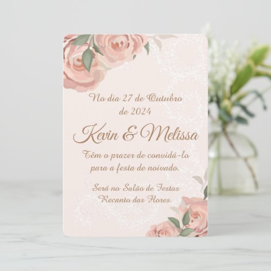 Convite de Noivado 招待状 (スタンド正面)