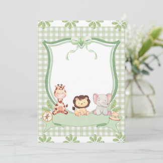 Convite personalizável brasão  招待状