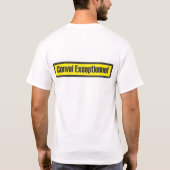 convoiのexeptionnel tシャツ (裏面)