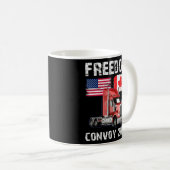 Convoy 2022 Canada Freedom Trucker応援 コーヒーマグカップ (正面右)