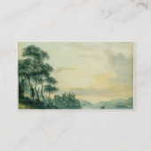 Conwayの城1789年(w/c紙で) 名刺 (裏面)