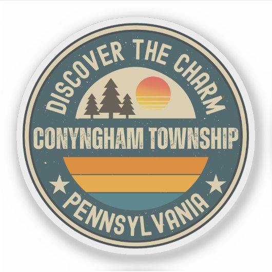 Conyngham township, Pennsylvania シール (正面)