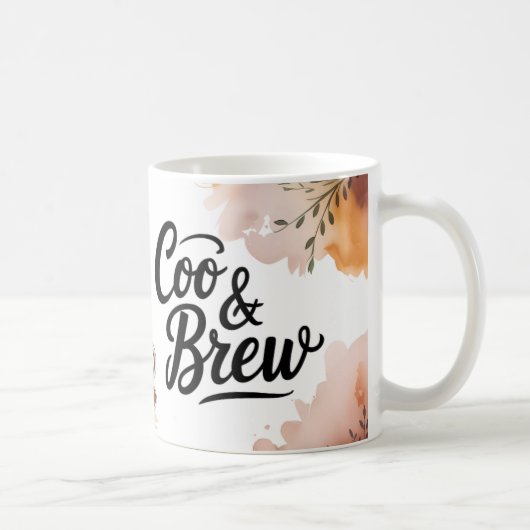 Coo & Brewハトおもしろいンコーヒーマグ コーヒーマグカップ (右)