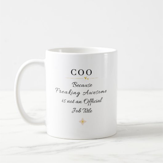 COO Office Quote コーヒーマグカップ (左)