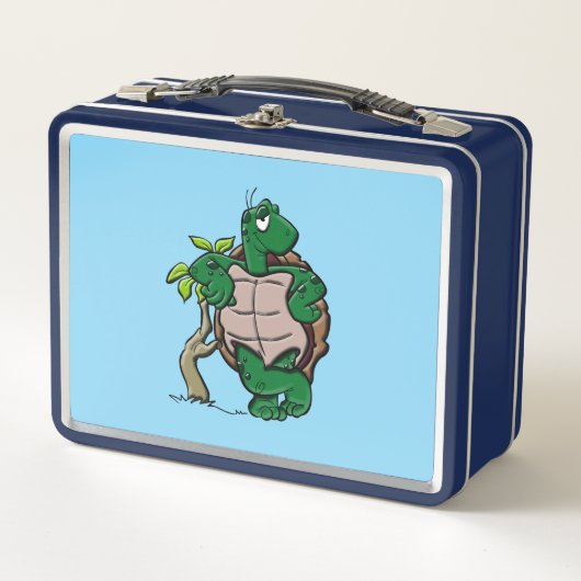 Coo Turtle メタルランチボックス (正面)