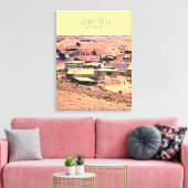 Coober Pedy鉱山都市オーストラリア旅行 キャンバスプリント (インサイチュ (リビング))