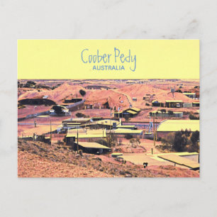 Coober Pedy鉱山都市オーストラリア旅行 ポストカード