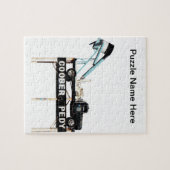 Coober Pedy Opal鉱業トラック歓迎サイン ジグソーパズル (横)