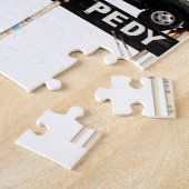 Coober Pedy Opal鉱業トラック歓迎サイン ジグソーパズル (側面)