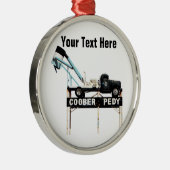 Coober Pedy Opal鉱業トラック歓迎サイン メタルオーナメント (右)