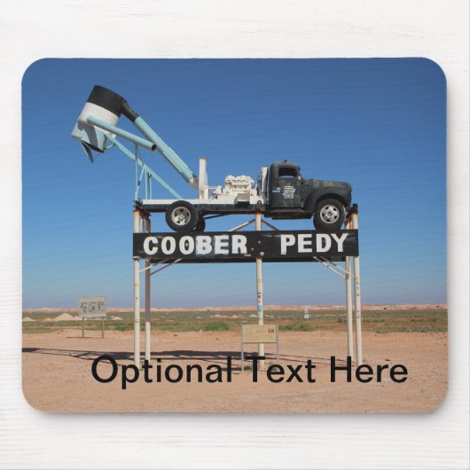 Coober Pedy Outback Australia土産写真 マウスパッド (正面)