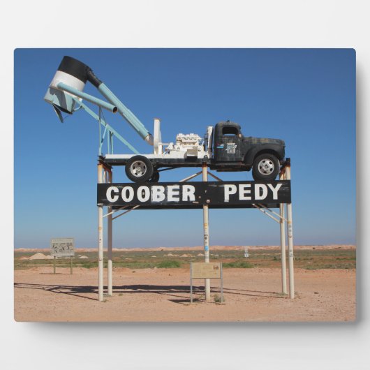 Coober Pedy Outback Australia土産写真Plaqu フォトプラーク (正面)