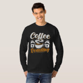 Cooffee Roasting Coffee Love Caffeine coffee beans Tシャツ (正面フル)