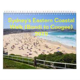 Coogeeへの2019年のシドニーの沿岸歩行(Bondi) カレンダー