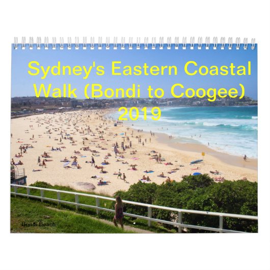 Coogeeへの2019年のシドニーの沿岸歩行(Bondi) カレンダー (カバー)