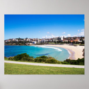 Coogeeビーチ、ニューサウスウェールズ州、オーストラリア ポスター