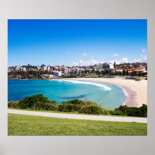 Coogeeビーチ、ニューサウスウェールズ州、オーストラリア ポスター (正面)