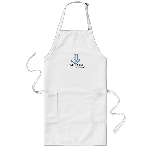 Cook航海のないかり大尉 ロングエプロン (正面)