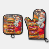 🔥 Cook, Create & Conquer the Kitchen in Style! 🔥 鍋つかみ&鍋敷きセット (正面)