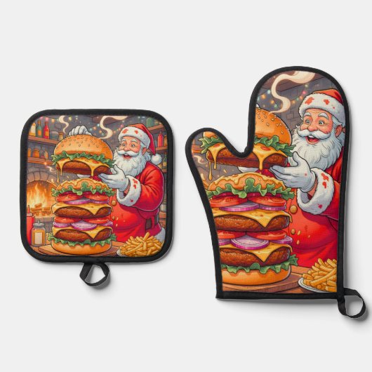 🔥 Cook, Create & Conquer the Kitchen in Style! 🔥 鍋つかみ&鍋敷きセット (正面)