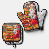 🔥 Cook, Create & Conquer the Kitchen in Style! 🔥 鍋つかみ&鍋敷きセット (正面/裏面)