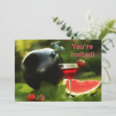 Cook-Outパーティーの招待状 招待状 (スタンド正面)