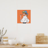 Cook with a Pearl Earring ポスター (キッチン)