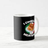 Cooka Da Meatballスラングイタリアンイタリア料理 コーヒーマグカップ (正面右)