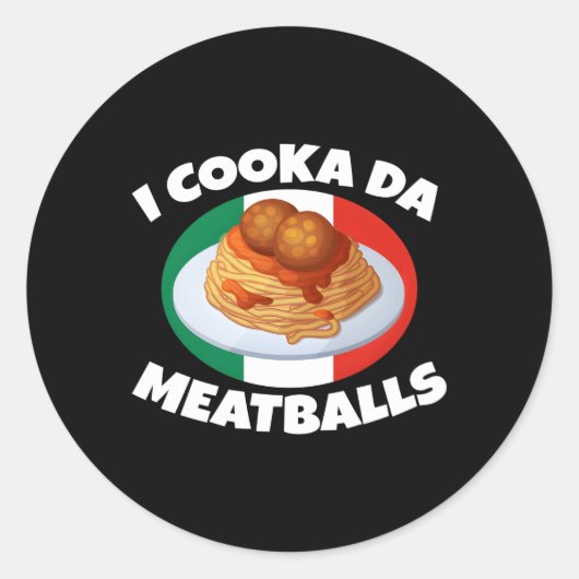 Cooka Da Meatballスラングイタリアンイタリア料理 ラウンドシール (正面)