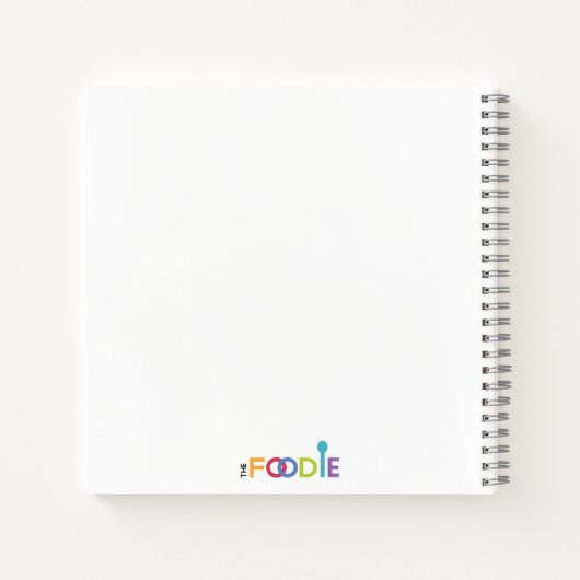 Cookbook (パーソナライズされたYour Photo)ノートブック ノートブック (裏面)