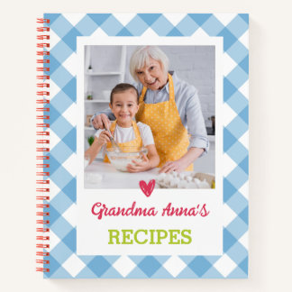 Cookbook (パーソナライズされたYour Photo)レシピ ノートブック