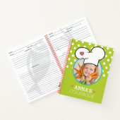 Cookbook (パーソナライズされたYour Photo)レシピ ノートブック (内部)