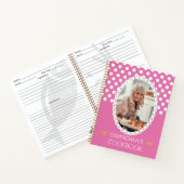 Cookbook (パーソナライズされたYour Photo)レシピ ノートブック (内部)