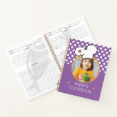 Cookbook (パーソナライズされたYour Photo)レシピ ノートブック (内部)