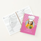 Cookbook (パーソナライズされたYour Photo)レシピ ノートブック (内部)