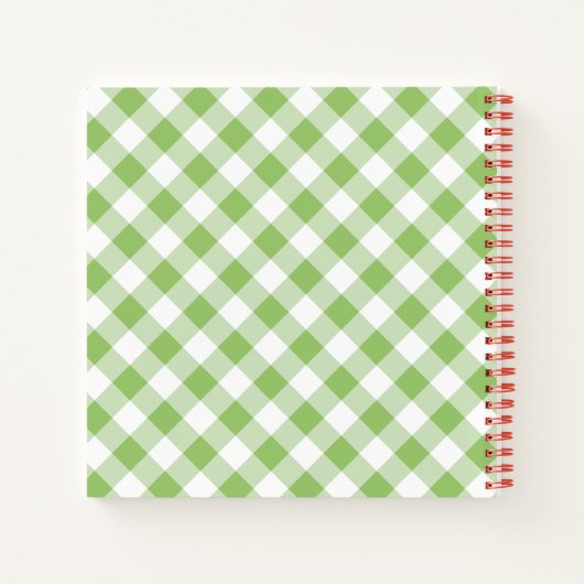 Cookbook (パーソナライズされたYour Photo)レシピ ノートブック (裏面)