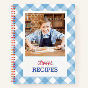 Cookbook (パーソナライズされたYour Photo)レシピ ノートブック