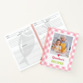 Cookbook (パーソナライズされたYour Photo)レシピ ノートブック (内部)