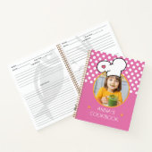 Cookbook (パーソナライズされたYour Photo)レシピ ノートブック (内部)