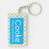 Cookeの学校および協会Keychain キーホルダー (裏面)