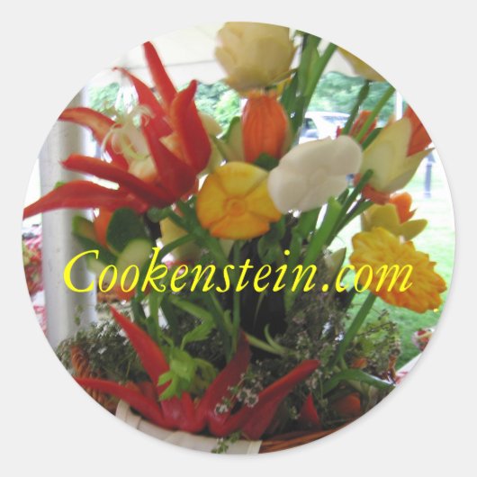 Cookenstein.comスタンプ ラウンドシール (正面)