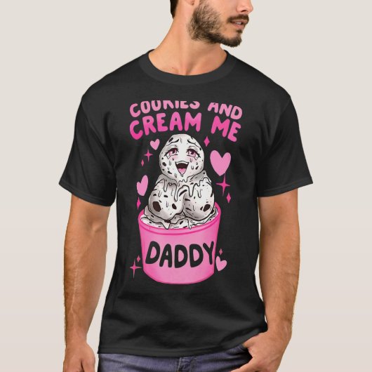 CookiとCream Me Daddy父の日の家族Matc Tシャツ (正面)