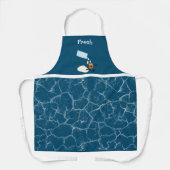 Cookieおもしろいオールオーバープリントエプロン、中 エプロン (正面)