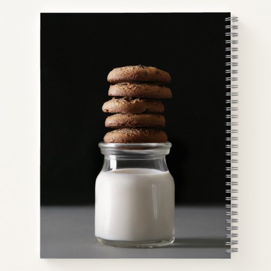 Cookieおもしろい引用文/ パーソナライズされた ノートブック (裏面)