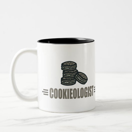 Cookieおもしろい ツートーンマグカップ (左)