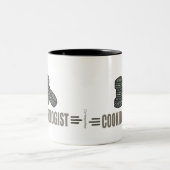 Cookieおもしろい ツートーンマグカップ (中央)