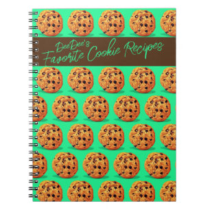 Cookieお気に入りのレシピノートブパーソナライズされたック ノートブック