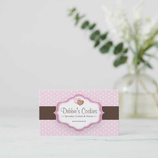 Cookieお洒落名刺 名刺 (スタンド正面)