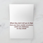 Cookieがグリーティングカードをクラムにする方法 カード (内部)